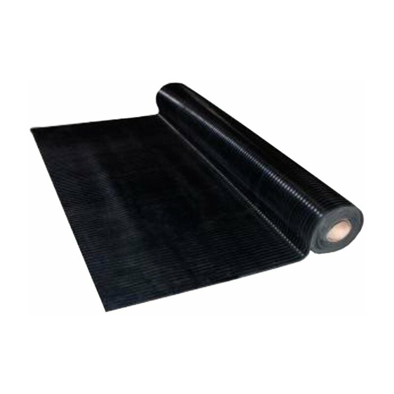 

Tesar - Estribera de caucho negra rayas 1x1,5m
