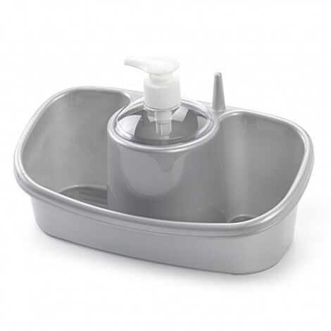 ESTROPAJERO CON DOSIFICADOR GRIS - EHLIS