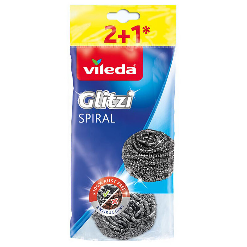

VILEDA Estropajo inox spirale 2+1 160561 vileda