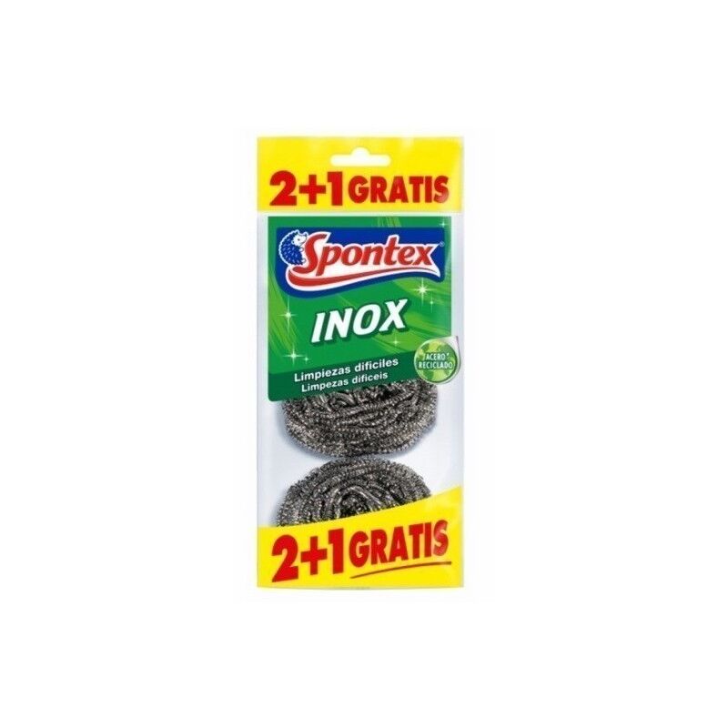

Estropajo Limpieza 6,5Cm Inox 3 Pz - Spontex