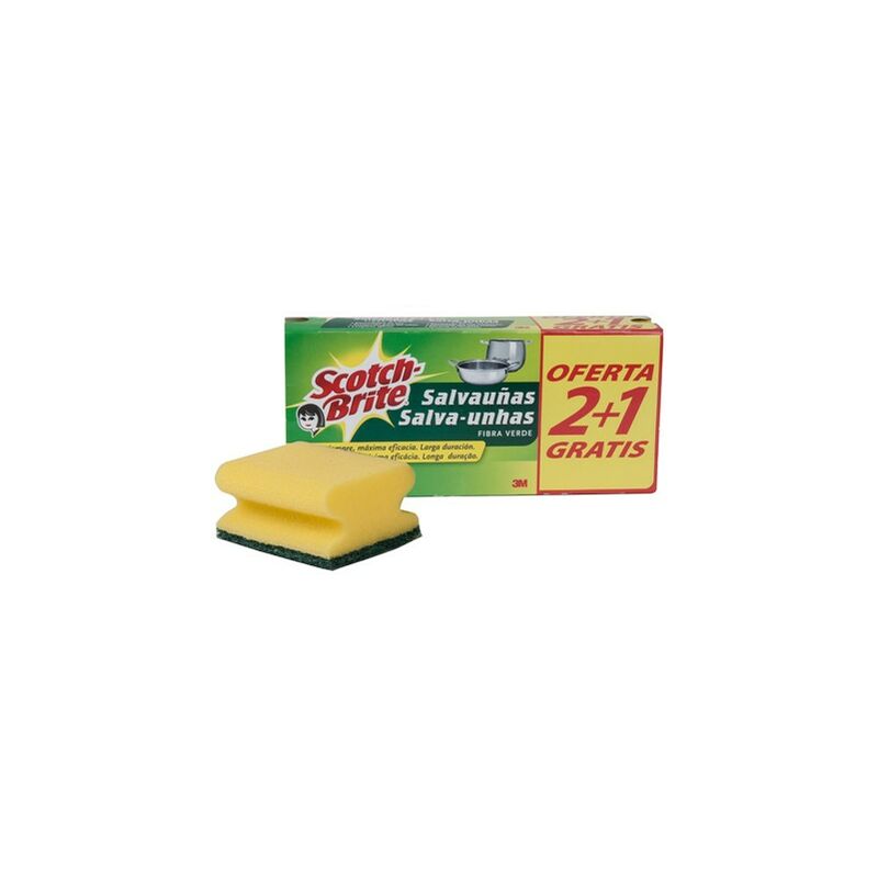 

Scotch brite estropajo salvauÑas 2mas1 gratis -3u-