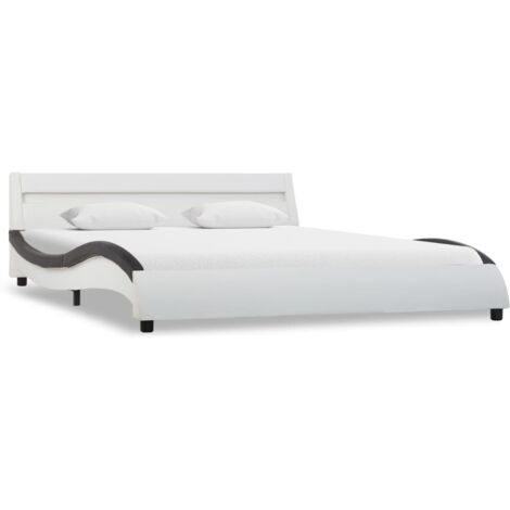 Estructura de Cama LED Cuero Sintético Interior Multitalle Multicolor