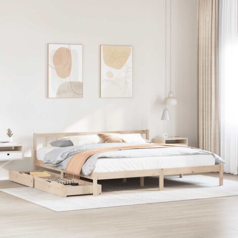 Estructura cama con luces LED madera roble Sonoma 160x200 cm vidaXL