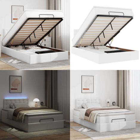 Estructura cama otomana colchón blanco puro 120x200cm - Colchón - Estructura de cama
