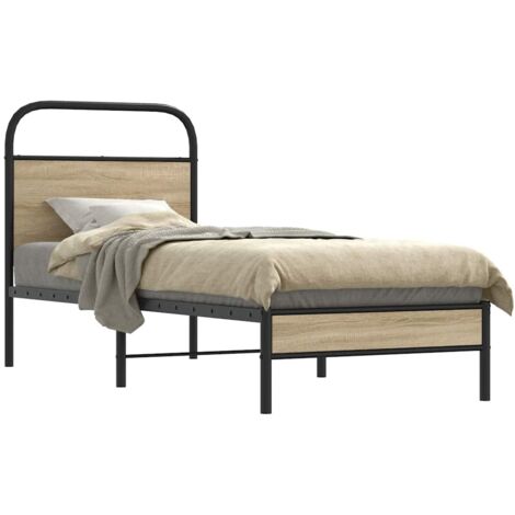 Estructura cama sin colchón 75x190 cm madera contrachapada vidaXL