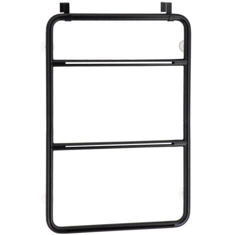Estructura de acero inoxidable personalizable para puerta de cabina de ducha - negro mate - Tendance