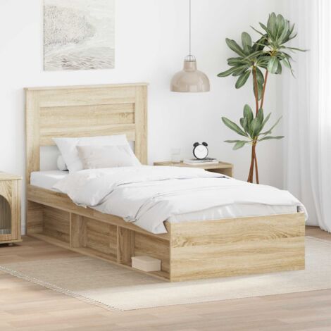 Estructura de cama  100 x 200 cm Madera de pino macizo