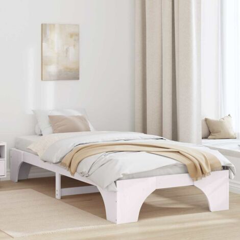 Estructura de cama  100 x 200 cm Madera maciza de pino