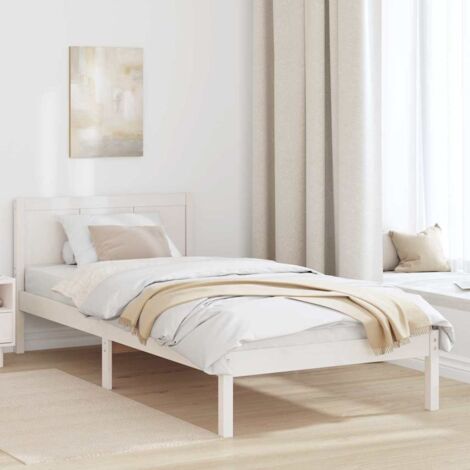 Estructura de cama 100 x 200 cm Madera maciza de Pino