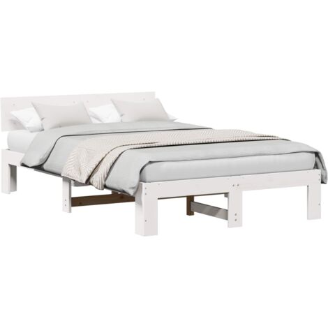 Estructura de cama 120 x 200 cm Madera maciza de Pino