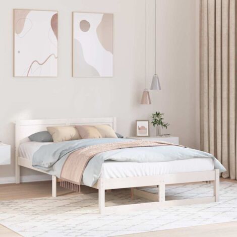Estructura de cama  135 x 190 cm Madera maciza de Pino