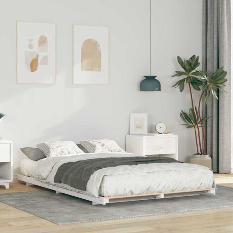 Estructura de cama  135 x 190 cm Madera maciza de pino