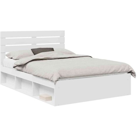 Estructura de cama 150 x 200 cm Madera de pino macizo vidaXL