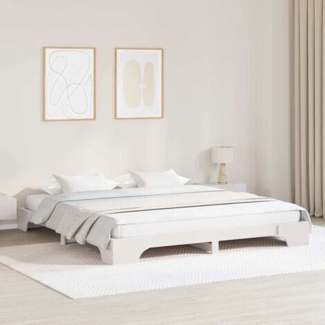 Estructura de cama  180 x 200 cm Madera maciza de pino