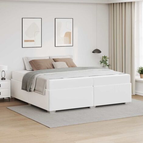 Estructura de cama 200 x 200 cm Cuero sintético