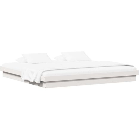 Estructura de cama 200 x 200 cm Madera de pino macizo vidaXL