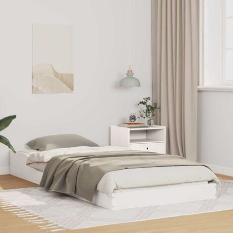 Estructura de cama  90 x 200 cm Madera maciza de pino