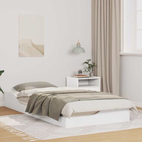 Estructura de cama  90 x 200 cm Madera maciza de pino