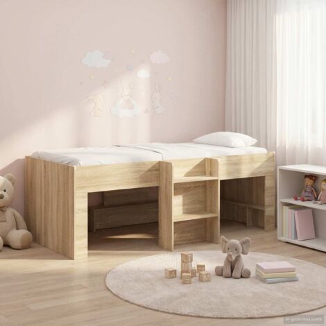 Estructura de Cama Altura para Niños con Escalera