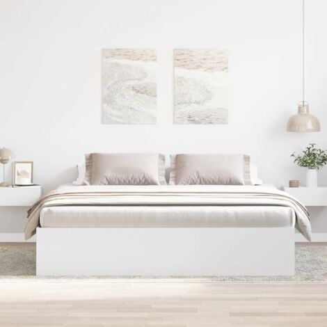 Estructura de cama blanca 200x200 cm vidaXL