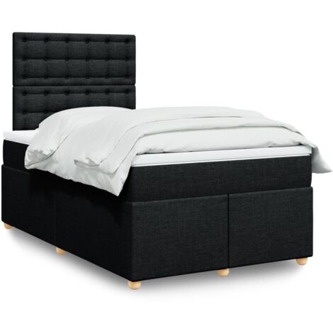 Estructura de cama Blanco puro 120 x 200 cm Cuero sintético