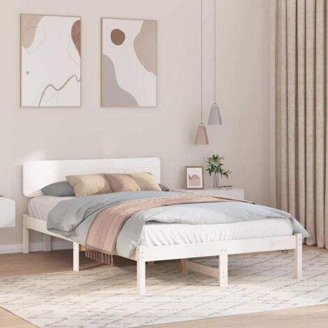 Estructura de cama con cabecera 135 x 190 cm