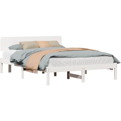 Estructura de cama con cabecera 150 x 200 cm