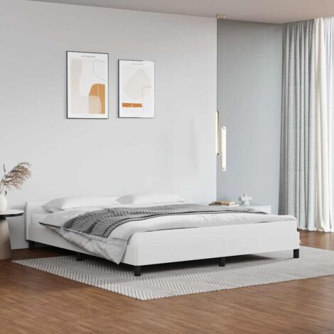 Estructura de cama con cabecero sin colchón  160x200 cm