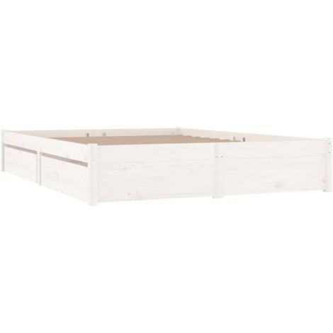 Estructura de cama con cajones blanco 120x200 cm vidaXL