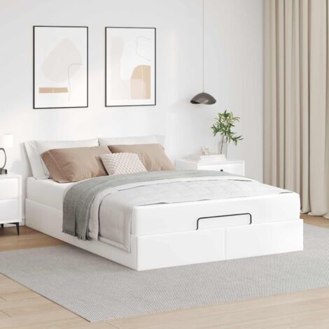 Estructura de cama con colchón  puro 140 x 190 cm