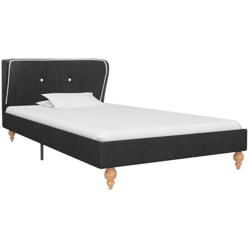 

Estructura de Cama de Arpillera Gris Oscuro 90x200 cm - Gris - Vidaxl