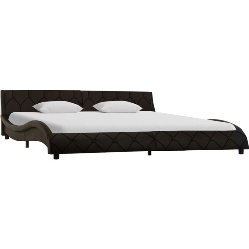 

vidaXL Estructura de Cama de Cuero Sintético Gris 180x200 cm - Gris