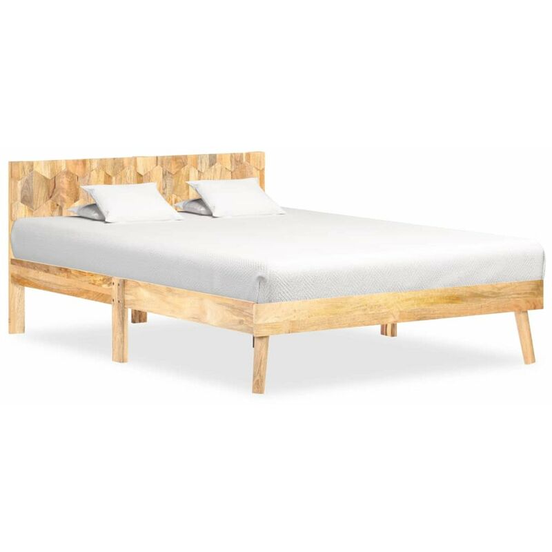 

Estructura de cama de madera maciza de mango 120x200 cm