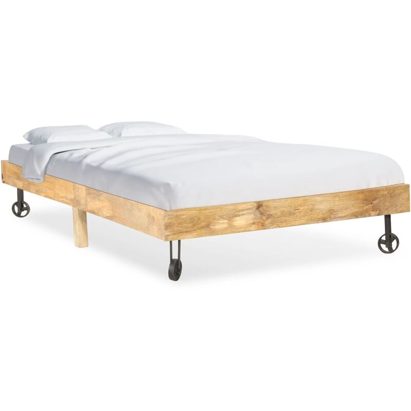 

Estructura de cama de madera maciza de mango 120x200 cm