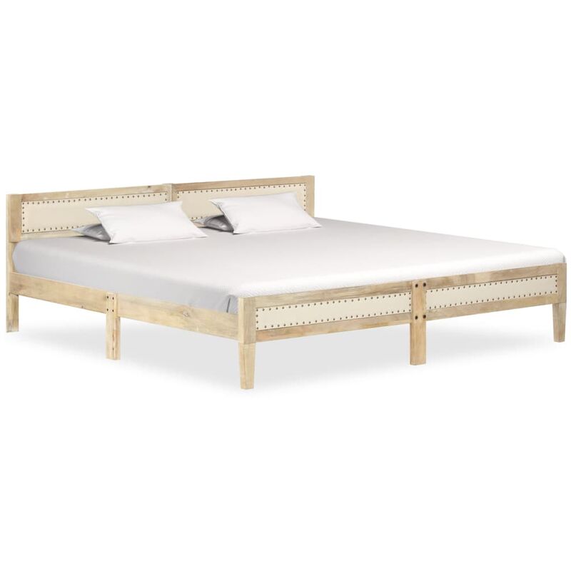 

Estructura de cama de madera maciza de mango 200 cm
