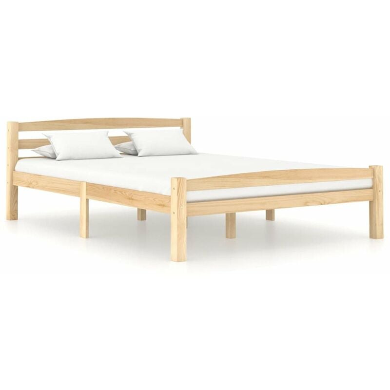 

Estructura de cama de madera maciza de pino 120x200 cm
