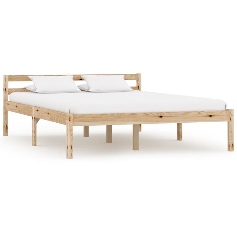 

Estructura de cama de madera maciza de pino 120x200 cm