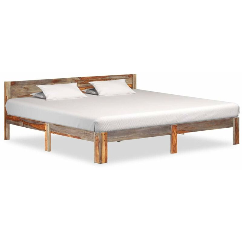 

Estructura de cama de madera maciza de sheesham 200x200 cm