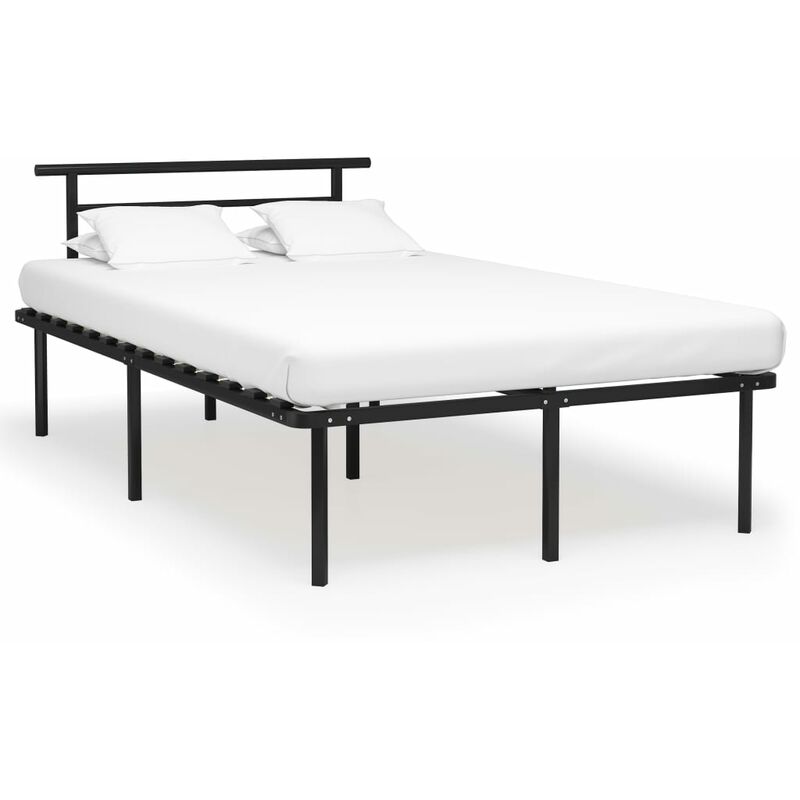 

Estructura de cama de metal negro 120x200 cm