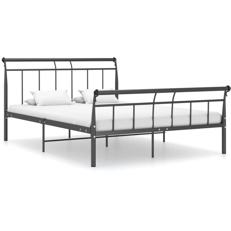 

Estructura de cama de metal negro 140x200 cm