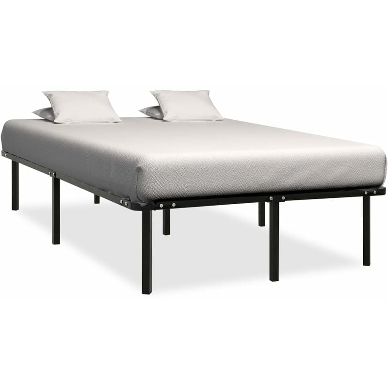 

Estructura de cama de metal negro 200x200 cm
