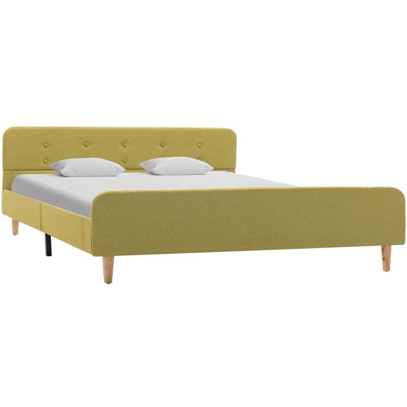 

Estructura de Cama de Tela Verde 140x200 cm - Verde - Vidaxl