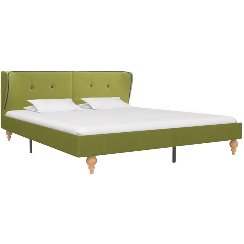 

Estructura de Cama de Tela Verde 180x200 cm - Verde - Vidaxl