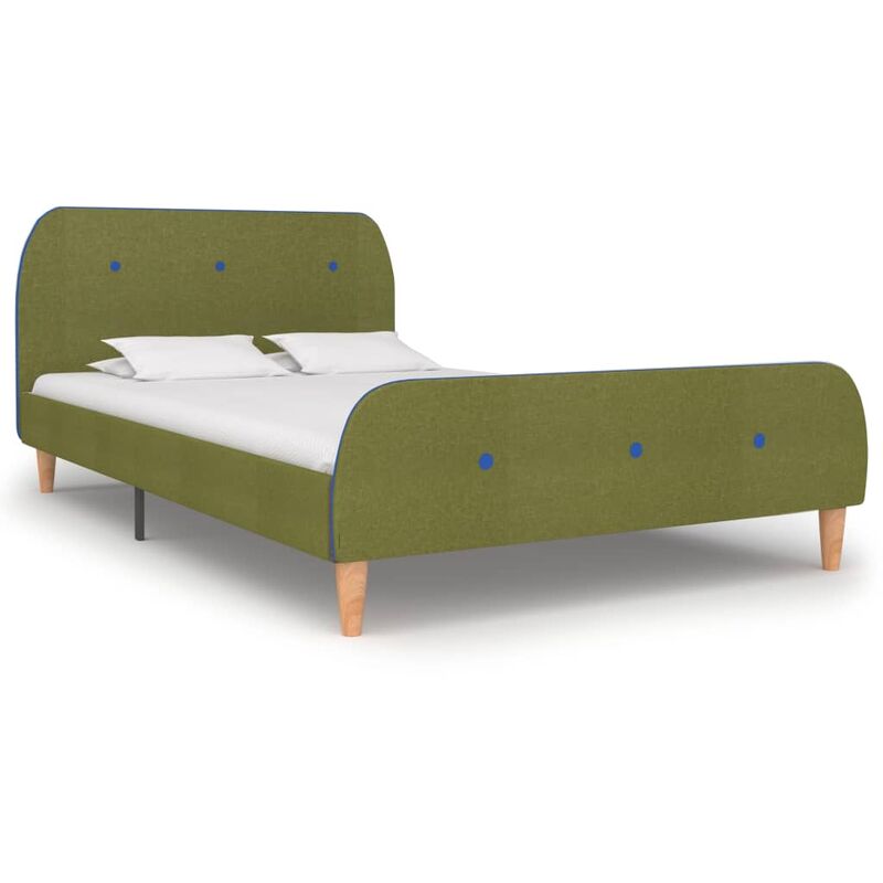 

Estructura de Cama de Tela Verde 120x200 cm - Verde - Vidaxl