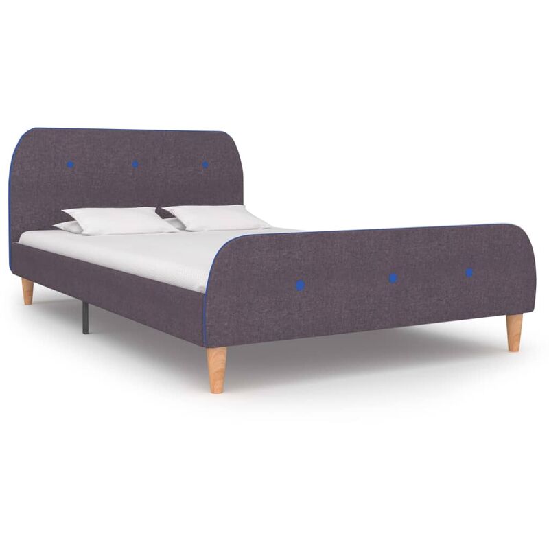 

Estructura de Cama de Tela Gris Topo 120x200 cm - Gris Topo - Vidaxl