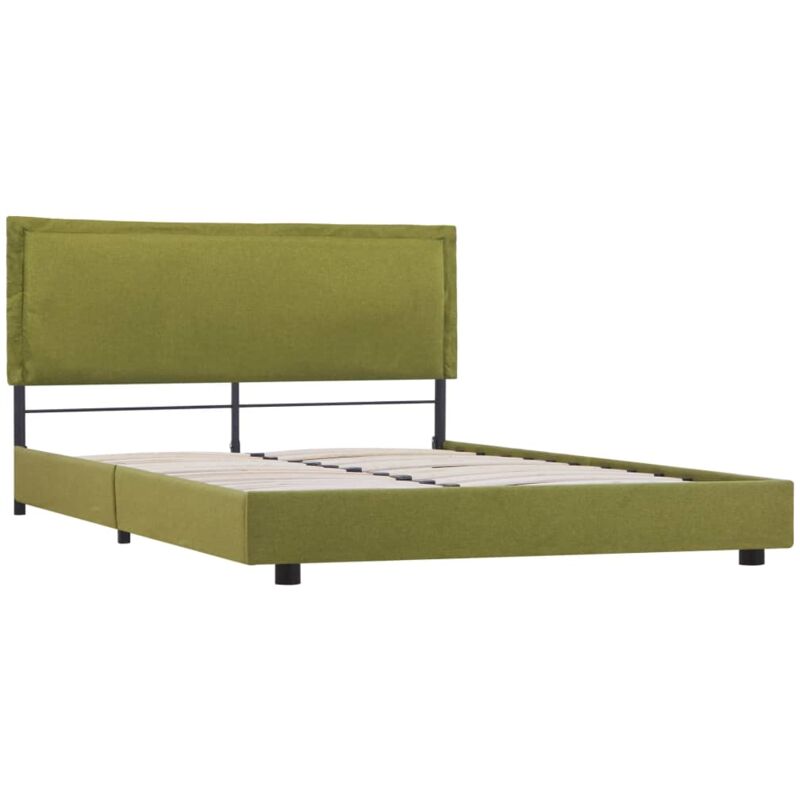 

Estructura de Cama de Tela Verde 140x200 cm - Verde - Vidaxl