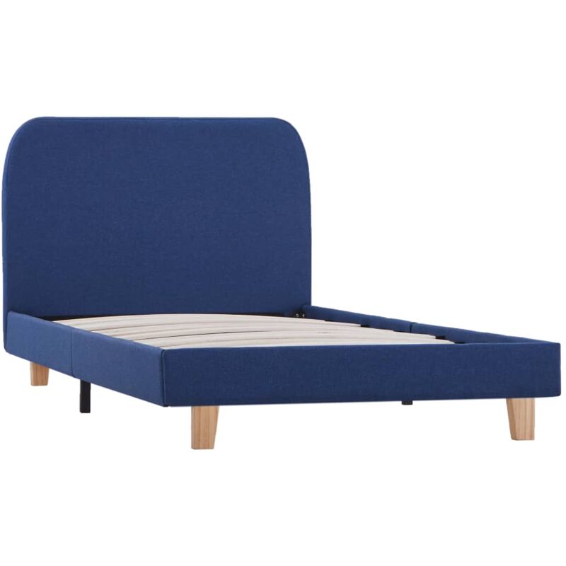 

Estructura de Cama de Tela Azul 90x200 cm - Azul - Vidaxl