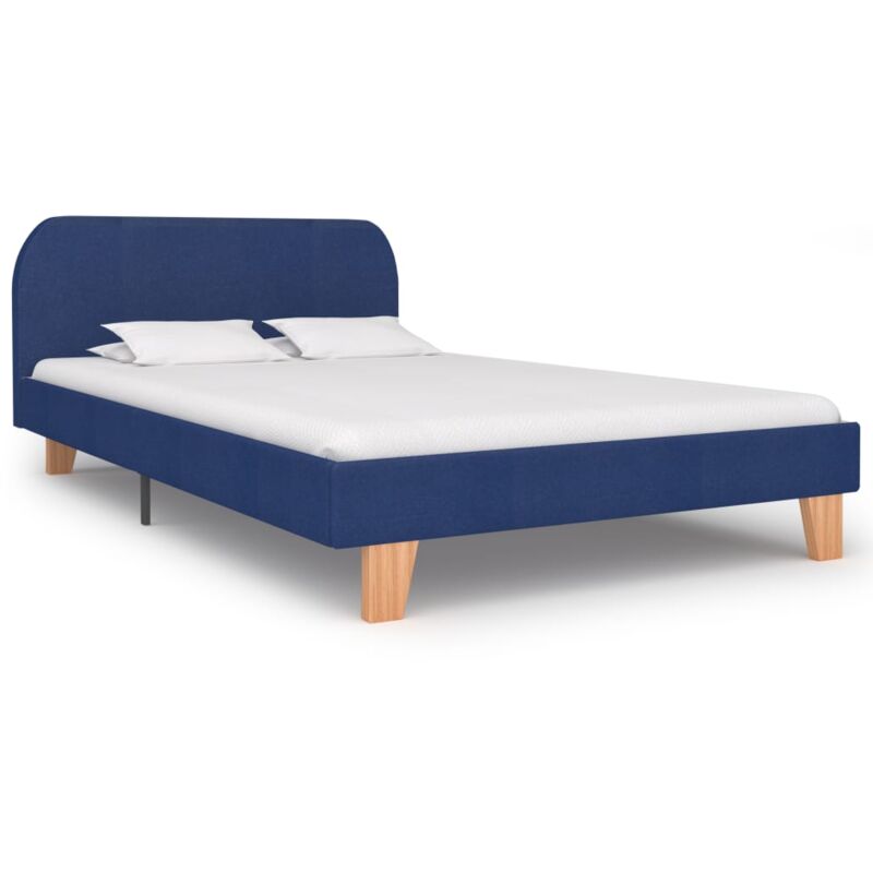 

Estructura de Cama de Tela Azul 120x200 cm - Azul - Vidaxl