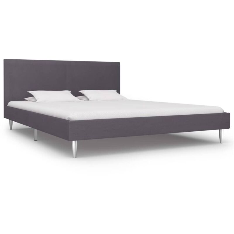 

Estructura de Cama de Tela Gris 180x200 cm - Gris - Vidaxl