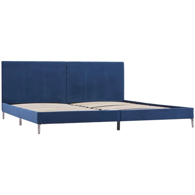 

Estructura de Cama de Tela Azul 180x200 cm - Azul - Vidaxl